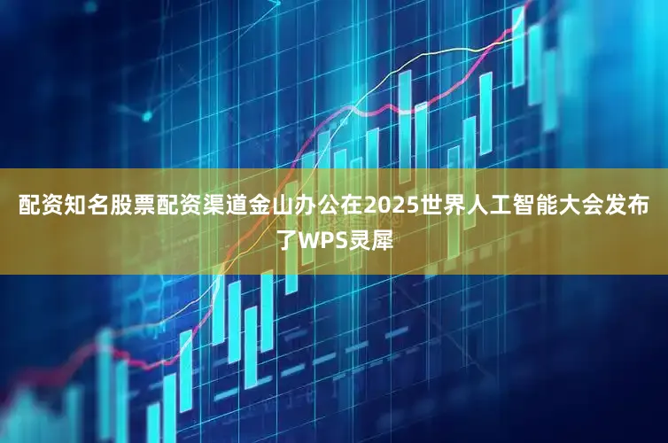 配资知名股票配资渠道金山办公在2025世界人工智能大会发布了WPS灵犀